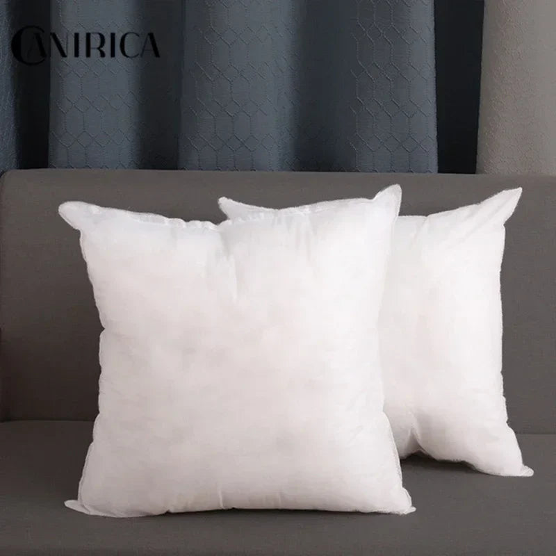 Axyaa White Square Throw Pillow Insert - Hypoallergenic Decorative Cushion Filler