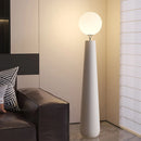 Axyaa Minimalist LED Floor Lamp with Remote Control Dimming for Living Room, Bedroom, Study