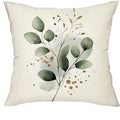 Axyaa Floral Leaf Pattern Pillowcase: Modern Minimalist Home Decor