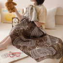 Axyaa Cotton Gauze Bath Towel Shawl & Travel Blanket 80x160cm