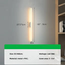 Axyaa LED Strip Wall Lamp for Modern Bedroom, Foyer, or Bathroom Mirror