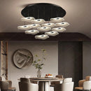 Axyaa Modern LED Pendant Staircase Chandelier for Living Room Lighting