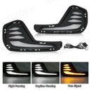 Axyaa LED Daytime Running Light DRL Fog Lamp Dynamic Turn Signal for Chevrolet Cavalier