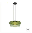 Nordic Stained Glass Chandelier by Axyaa - Elegant Art Lamp for Living Room and Bar