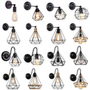 Axya Industrial Retro Loft Wall Lights Vintage Cage Guard Bedside Sconce LED Lamp