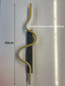 Axyaa Wave Strip Wall Lamp: Modern Minimalist Light Luxury for Bedroom, Living Room