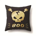 Axyaa Halloween Pumpkin Ghost Print Pillow Cover 45X45CM