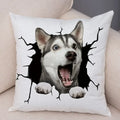 Axyaa Cute Dog Print Pillow Case for Home Decor and Comfort