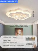Axyaa Star & Cloud Ceiling Light: Modern Minimalist LED Fixture for Kids' Study and Bedroom