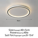 Axyaa LED Ring Ceiling Light: Modern, Artistic, Ideal for Bedrooms, Study Rooms, Kitchens & Dining Rooms