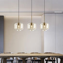 Axyaa Nordic Glass Pendant Lights | Dining Kitchen Bar Chandelier Fixture