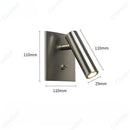 Axyaa Adjustable LED Reading Wall Lamp for Bedroom Bedside - Stylish Lighting Choice