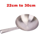 Axya Stainless Steel Chef Ladle for Cooking Wok, Soup Spoon with Handle