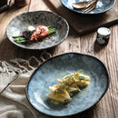 Axyaa Ceramic Salad Plate Set of 4