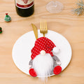Axyaa Rudolph Christmas Cutlery Holder Set - Festive Tableware Decor