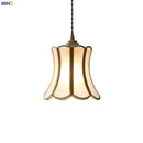 Axyaa Nordic Glass LED Pendant Lights Copper Modern Hanging Lamp Lighting