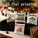 Axyaa Gingerbread Baking Pillow Covers - Festive Home Decor for Sofa, Bedroom, Car