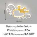 Axyaa Nordic Butterfly LED Ceiling Lamp for Romantic Home Lighting