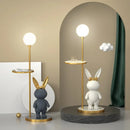 Axyaa Rabbit LED Floor Lamp for Study Living Room Girls Bedroom