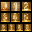 Axyaa Neon Party Sign 38cm Birthday Lights USB Powered with Dimmable Base