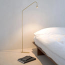 Axyaa Minimalist Iron Floor Lamp LED Luster for Modern Living Room, Bedroom, Study