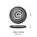 Axyaa Ceramic Stone Pattern Steak Plate for Pasta, Pizza & Japanese Cuisine