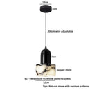 Axyaa Stone LED Pendant Lights for Modern Living, Dining, Kitchen - Nordic Style
