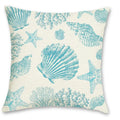 Axyaa Starfish & Shells Decorative Pillow Covers for Sofa, Bedroom, Car