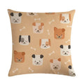 Nordic Cartoon Animal Print Linen Pillowcase for Axyaa Brand