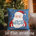 Axyaa Merry Christmas Pillowcases for Sofa Bedroom Car - Decorative Cushion Cover