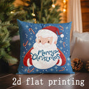 Axyaa Merry Christmas Pillowcases for Sofa Bedroom Car - Decorative Cushion Cover