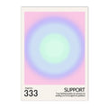 Axyaa Angel Number Aura Gradient Posters Wall Art for Trendy Home Decor