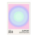Axyaa Angel Number Aura Gradient Posters Wall Art for Trendy Home Decor