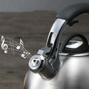 Axya Stainless Steel Whistling Kettle - Large Teapot for Gas Stove & Induction Cooker