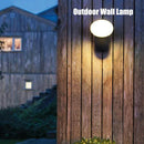 Axyaa 12W Outdoor Wall Lamp - Motion Sensor LED Aluminum Sconce, Waterproof IP65