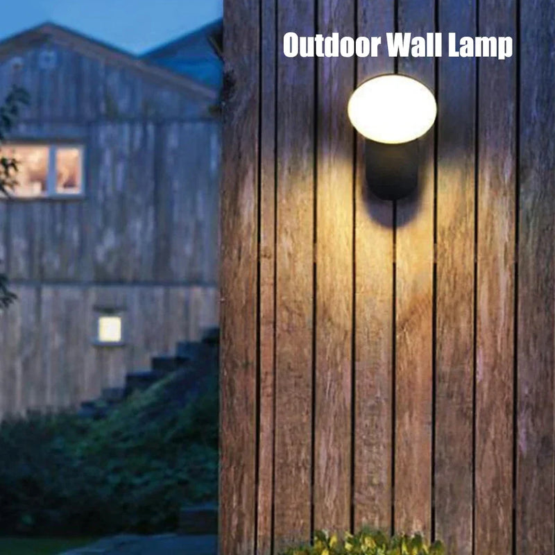 Axyaa 12W Outdoor Wall Lamp - Motion Sensor LED Aluminum Sconce, Waterproof IP65