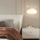 Axyaa White Cloud Crown Pendant Lamp: Luxury Lighting for Children's Bedroom, Living Room & Dining Room