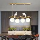 Axyaa Nordic Bird Ball Ceiling Chandelier for Bedroom Dining Room Decor