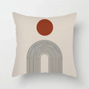 Axyaa Geometric Pattern Blue & White Cushion Cover for Home, Car, Sofa & Living Room