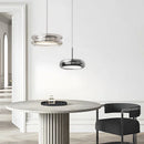 Axyaa Glass LED Pendant Lights, 20cm Diameter for Modern Home Decor