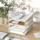 Axyaa Metal File Tray - Office Document Storage Rack