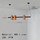 Axyaa U-shaped Tube Chandelier: Modern Scandinavian Pendant Light