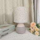 Axyaa Retro Ceramics Desk Lamp Romantic Home Decoration LED Table Lamp