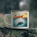 Enamel Mug for Camping & Fishing Enthusiasts | Axyaa Birthday Gift Mug