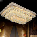 Axyaa European Style Crystal LED Ceiling Light for Villa Living Room Hall