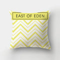 Blue Elk Geometric Pillow Case Cover by Axyaa - Fresh Animal Print Home Decoration
