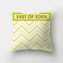 Blue Elk Geometric Pillow Case Cover by Axyaa - Fresh Animal Print Home Decoration