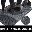 Axyaa Rubber Entrance Doormats: Non-slip Heavy Duty Outdoor Mats