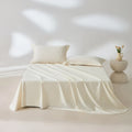 Axyaa 800TC Egyptian Cotton Solid Color Flat Sheet - Single Queen King Size