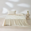 Axyaa 800 Thread Count Egyptian Cotton Flat Sheet in Solid Color, Single Queen King Size